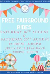 Free Fairground Rides in Ripon Market Square
