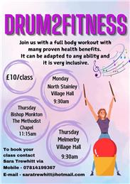 BANGING THE DRUM FOR FITNESS