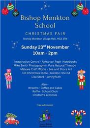 Bishop Monkton School Christmas Fair